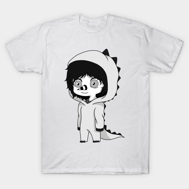 laughing jack dinosaur chibi T-Shirt by LillyTheChibi